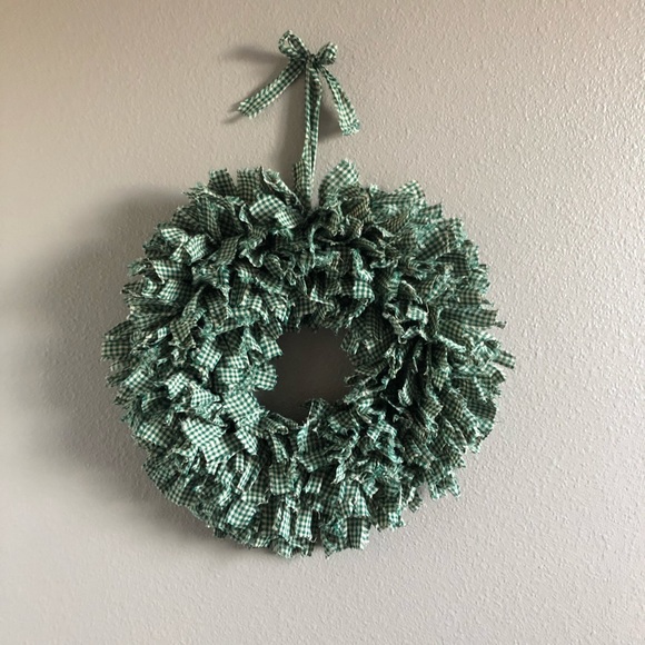 Primitive Homespun Wreath - Picture 1 of 3
